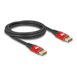 DisplayPort Cable 8K 60 Hz 2 m red metal, DisplayPort Cable 8K 60 Hz 2 m red metal