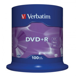 VERBATIM DVD+R 4,7GB 16x 100pack spindle