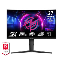 MSI MPG 275CQRXF LCD VA/PVA/MVA 27" 2560 x 1440 0,5ms 350nitů 4000:1 240Hz USB-C Černá