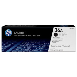 HP černý toner pro LJ P1505, aQ 2000 str. CB436AD 2pack originál