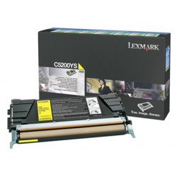 Tonerová cartridge Lexmark C530, yellow, C5200YS, 1500s, return, O
