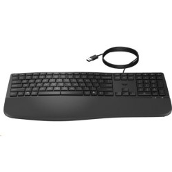 HP 480 Comfort Wired Keyboard - drátová ergonomická klávesnice CZ SK