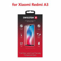 SKLO SWISSTEN FULL GLUE, COLOR FRAME, CASE FRIENDLY PRO XIAOMI REDMI A3 ČERNÉ