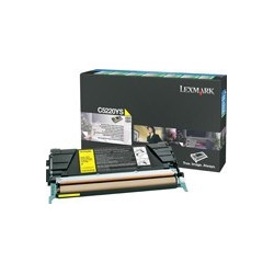 Tonerová cartridge Lexmark C522n, C524, yellow, C5220YS, 3000s, return, O