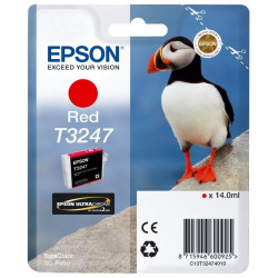Epson inkoustová náplň T3247 Red