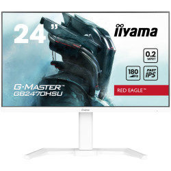Iiyama G-Master GB2470HSU-W6 LCD IPS/PLS 23,8" 1920 x 1080 0,2ms 300nitů 1000:1 180Hz Repro Pivot Bílá