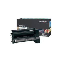 Tonerová cartridge Lexmark C772, black, C7720KX, 15000s, return, O
