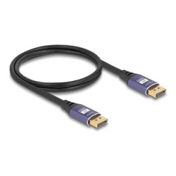 DisplayPort Cable 8K 60 Hz 1 m lila meta, DisplayPort Cable 8K 60 Hz 1 m lila meta
