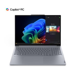 Lenovo ThinkBook 16 G7 QOY 16" SD X Plus X1P-42-100 32 GB 1 TB Qualcomm Adreno GPU Windows 11 Pro Šedá