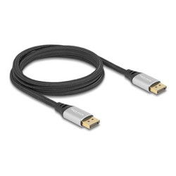DisplayPort Cable 16K 60 Hz 2 m silver m, DisplayPort Cable 16K 60 Hz 2 m silver m