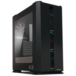 Zalman skříň X3 BLACK Middle tower ATX USB 3.0 USB 2.0 průhledná bočnice