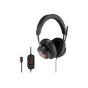 Kensington H2000 - Náhlavní souprava - plná velikost - kabelové - USB-C - izolace zvuku