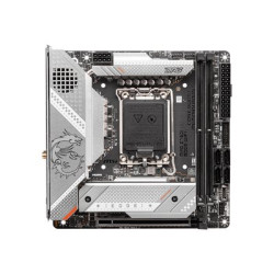 Základní deska MSI MPG Z790I Edge WiFi - mini ITX - zásuvka LGA1700 - Z790 Čipová sada - USB 3.2 Gen 1, USB 3.2 Gen 2, USB-C Gen 2x2 - 2.5 Gigabit LAN, Wi-Fi 6, Bluetooth - vestavěná grafika (vyžaduje CPU) - HD Audio (8 kanálů)