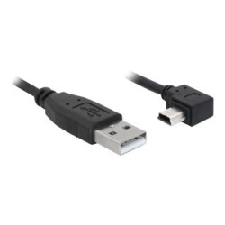 Delock - Kabel USB - USB (M) do mini-USB typ B (M) - 50 cm - pravoúhlý konektor