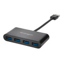 Kensington UH4000 - Rozbočovač - 4 x SuperSpeed USB 3.0 - desktop