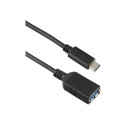 Targus - USB adaptér - 24 pin USB-C (M) do USB typ A (F) - USB 3.1 Gen 1 - 3 A - 15 cm - černá - Evropa