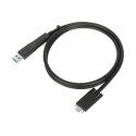Targus - Sada kabelů USB-C - křídlové šrouby - černá - pro Targus Universal, Universal DV4K, USB-C Universal QUAD 4K, USB-C Universal QUAD HD