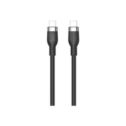 HyperJuice - USB kabel - 24 pin USB-C (M) do 24 pin USB-C (M) - USB 2.0 - 2 m - napájení USB (240 W), technologie Extended Power Range (EPR) - černá