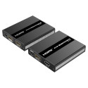 PremiumCord HDMI KVM extender s USB na 60m přes jeden kabel Cat5 6, bez zpoždění