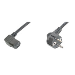 Digitus napájecí kabel 240V, délka 1,8m CEE7pravoúhlý IEC C13 pravoúhlý
