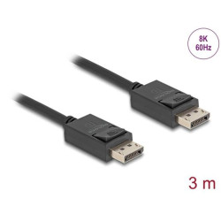 Delock DisplayPort kabel 16K 30 Hz 8K 60 Hz 40 Gbps 3 m
