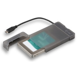 i-tec externí box pro HDD MYSAFE Easy 2,5" SATA SSD USB 3.1 Type C Gen 2 černý