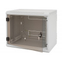 Triton 19" rozvaděč jednodílný 18U 500mm, celoskleněné dveře