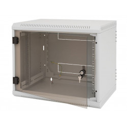 Triton 19" rozvaděč jednodílný 12U 500mm, celoskleněné dveře