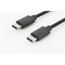 Digitus Připojovací kabel USB typu C na C, 1,8 m, 3A, 480 MB, verze 2.0, bl