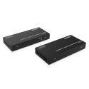 DIGITUS DS-55522 HDBaseT KVM Extender Set, 150 m 4K 60Hz, USB 1.1, PoC, IR, černý