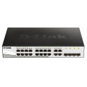 D-Link DGS-1210-16 20-port Gigabit Smart Switch, 16x GbE, 4x RJ45 SFP, fanless