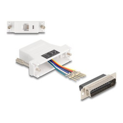 D-Sub 25 pin male to RJ12 female Assembl, D-Sub 25 pin male to RJ12 female Assembl
