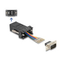 D-Sub 9 pin male to RJ12 female Assembly, D-Sub 9 pin male to RJ12 female Assembly