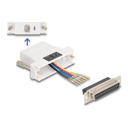 D-Sub 25 pin female to RJ12 female Assem, D-Sub 25 pin female to RJ12 female Assem