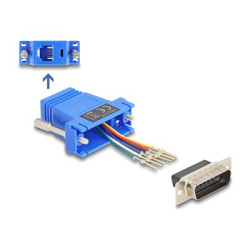 D-Sub 15 pin male to RJ12 female Assembl, D-Sub 15 pin male to RJ12 female Assembl
