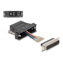 D-Sub 25 pin male to RJ12 female Assembl, D-Sub 25 pin male to RJ12 female Assembl