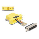 D-Sub 25 pin male to RJ45 female Assembl, D-Sub 25 pin male to RJ45 female Assembl