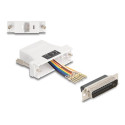 D-Sub 25 pin male to RJ45 female Assembl, D-Sub 25 pin male to RJ45 female Assembl