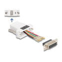 D-Sub 15 pin female to RJ45 female Assem, D-Sub 15 pin female to RJ45 female Assem