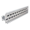19 Cable support rail for network cable, 19 Cable support rail for network cable