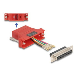 D-Sub 25 pin female to RJ45 female Assem, D-Sub 25 pin female to RJ45 female Assem