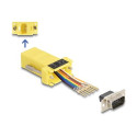 D-Sub 9 pin male to RJ45 female Assembly, D-Sub 9 pin male to RJ45 female Assembly