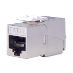 DIGITUS CAT 6A Keystone Jack, shielded, 500 MHz acc.ISO IEC 60603-7-51,11801 AMD2:2010-04, tool free connec., set 24 pcs