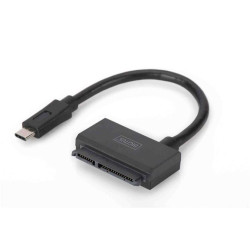 Digitus Kabelový adaptér USB typu C na SATA III, čipová sada: NS1068X, 5 Gbps