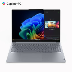 Lenovo ThinkBook 16 G7 QOY 16" SD X Plus X1P-42-100 16 GB 512 GB Qualcomm Adreno GPU Windows 11 Home Šedá