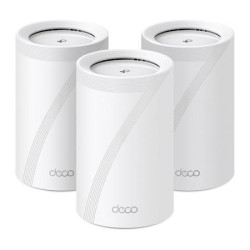 TP-Link Deco BE65(3-pack) BE9300 Třípásmový systém Mesh WiFi 7 pro celou domácnost, 4x 2.5GLAN, USB, 2,4 5 6GHz, HomeShi