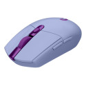 Logitech G G305 - Myš - optický - 6 tlačítka - bezdrátový - LIGHTSPEED - bezdrátový přijímač USB - šeřík