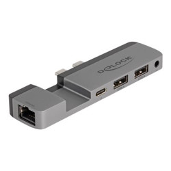 Delock - Dokovací stanice - USB-C Thunderbolt 4 - Thunderbolt - 1GbE