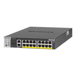 NETGEAR M4300-16X - Přepínač - L3 - řízený - 16 x 100 1000 2.5G 5G 10GBase-T (PoE+) - Lze montovat do rozvaděče - PoE+ (199 W)