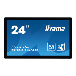 iiyama ProLite TF2415MC-B2 - LED monitor - 23.8" - open frame - dotykový displej - 1920 x 1080 Full HD (1080p) @ 60 Hz - VA - 350 cd m2 - 3000:1 - 16 ms - HDMI, VGA, DisplayPort - černá